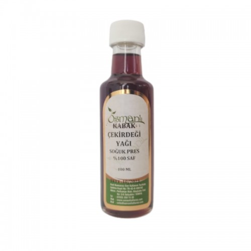 Pumpkin Seed Oil, Cold Press Oils, Osmanlı Şifacısı, 100% Pure, 100 ML Pumpkin Seed Oil, Cold Press Oils, Osmanlı Şifacısı, 100% Pure, 100 ML