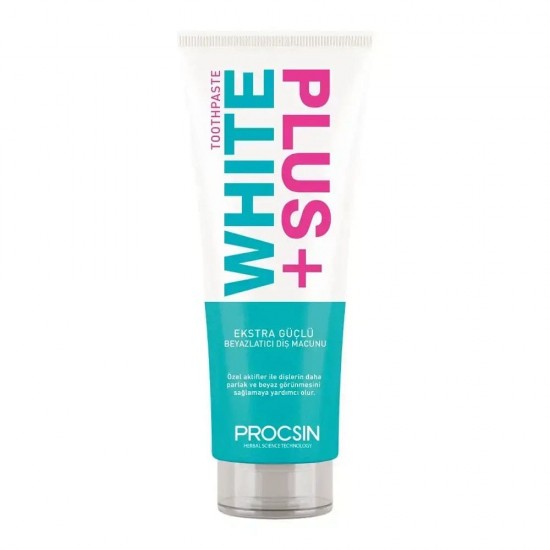 PROCSIN WHITE PLUS Extra Strong Whitening Toothpaste, Brighten Your Smile, 80 ML