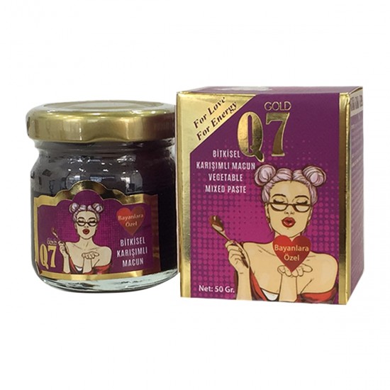 Gold Q7 Chocolate Turkish Honey, Aphrodisiac Chocolate Paste, Women Frigidity Treatment, 3×50 gr