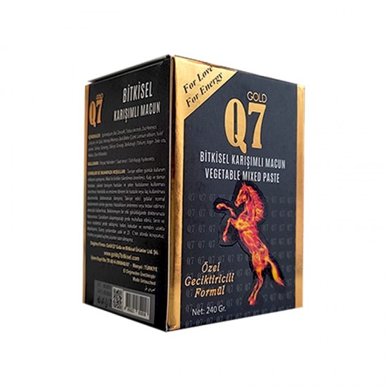 Original Gold Q7 Epimedium Turkish Honey, Aphrodisiac Epimedium Paste, Improved Formula for Premature Ejaculation  240 gr