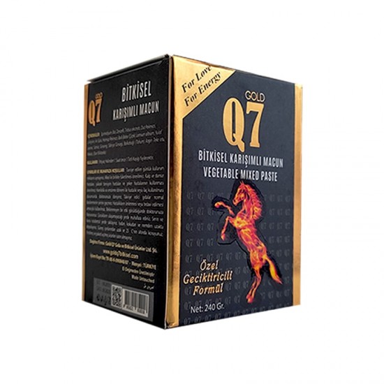 Original Gold Q7 Epimedium Turkish Honey, Aphrodisiac Epimedium Paste, Improved Formula for Premature Ejaculation,  240 gr