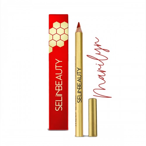 SELİNBEAUTY Lip Liner, MARILYN Lip Pencil, Turkish Lip Pencil to Define, Shape & Fill Lips, 1.4gr SELİNBEAUTY Lip Liner, MARILYN Lip Pencil, Turkish Lip Pencil to Define, Shape & Fill Lips, 1.4gr
