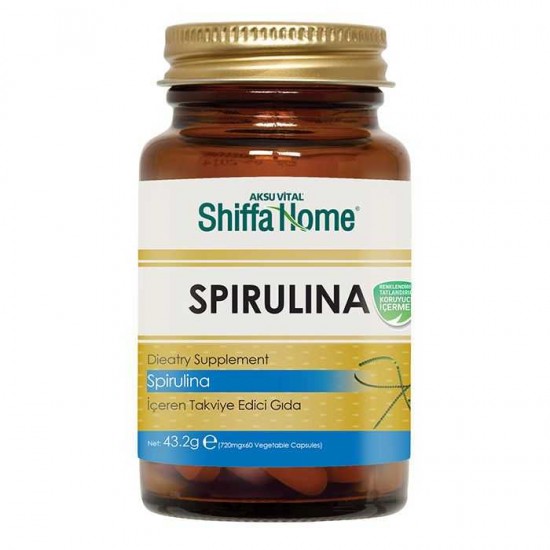 Spirulina Capsule, 720 mg, 100 Caps