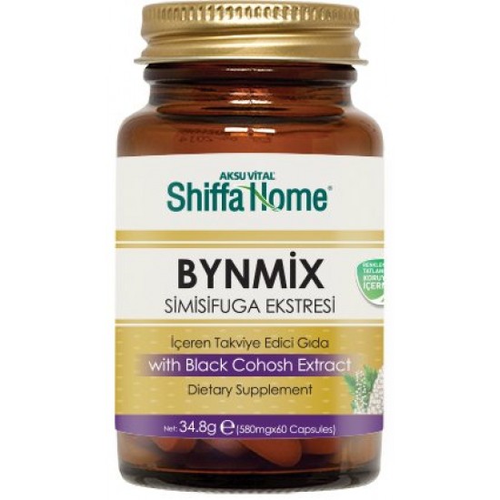 ForWomen BYNMIX Capsules, Black Cohosh Extract Capsules, 11 Herbs, Vitamin B6, PMS symptoms, 580 mg, 60 Caps