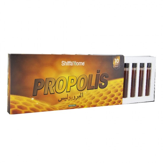 Propolis Extract, Liquid Propolis, Dose 2500 mg of Propolis Extract, 10 vial* 9 ml