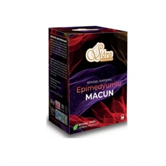 Turkish Sidra Maximum Power Honey, Special Epimedium Herbal Mix, Increase Sexual Desire, Sexual Enhancer for Men and Women, 240 g