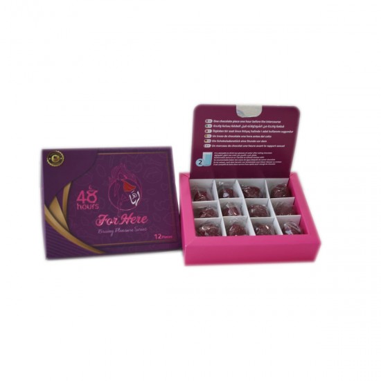 FOR HER Chocolate FOR WOMEN, Aphrodisiac Chocolate, Brainy Pleasure Series, Women Sexual Frigidity Treatment, 12 Pieces FOR HER Chocolate FOR WOMEN, Aphrodisiac Chocolate, Brainy Pleasure Series, Women Sexual Frigidity Treatment, 12 Pieces