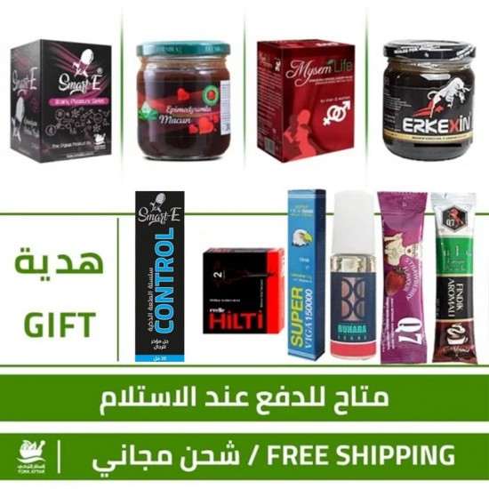 Famous Force Set, 4 Products of Epimedium and Ginseng Honey, Sexual Power Set, Erection Enhancer, Delayed Ejaculation, Choose the Best, 6 free gifts