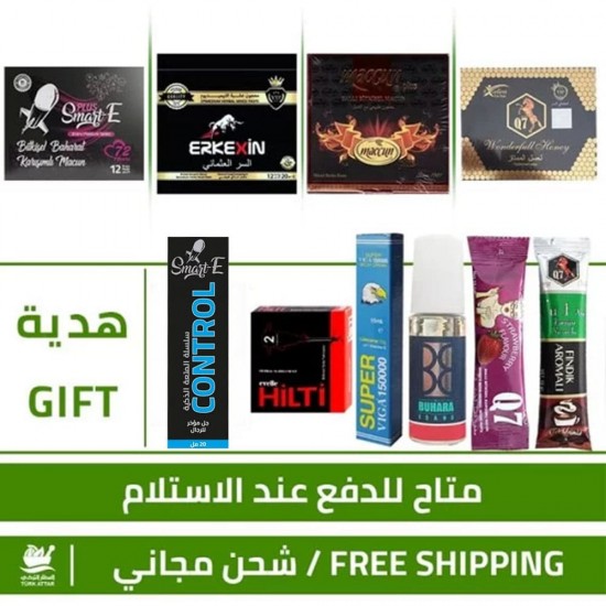 Gourmet Set, 4 Products of Epimedium and Ginseng Honey, Sexual Power Set, Erection Enhancer, Delayed Ejaculation, Choose the Best , 6 free gifts