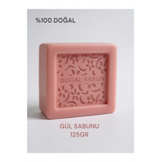 Natural Rose Soap, 125 gr