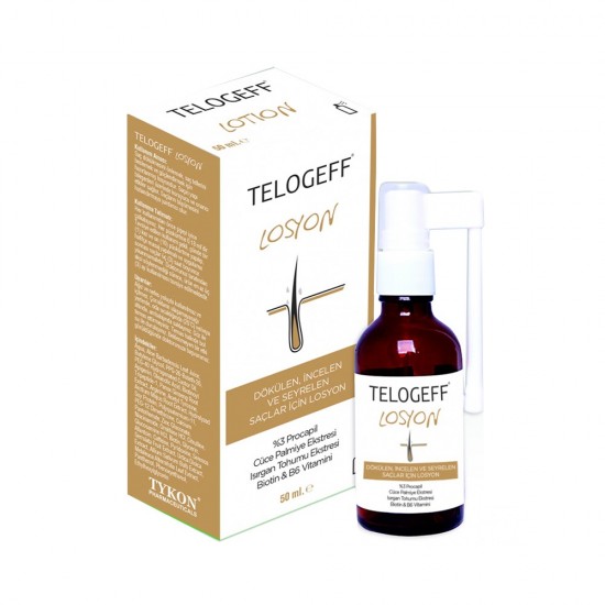  محلول TELOGEFF LOTION علاج الصلع الوراثي, مغذي للشعر, 3 ٪ بروكابيل, ساو بالميتو البلميط المنشاري, القراص, جذر الجنسنج باناكس, البيوتين, فيتامين B6, سيروم الشعر, بخاخ منبت الشعر, إعادة نمو الشعر, تساقط الشعر, الشعر الخفيف, المتقصف, المتساقط , 50 مل, 