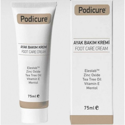 PODICURE Foot Care Cream, Cracked Foot Treatment, Dry Heels Treatment, Tea Leaf Oil, Vitamin E, 75 Ml PODICURE Foot Care Cream, Cracked Foot Treatment, Dry Heels Treatment, Tea Leaf Oil, Vitamin E, 75 Ml