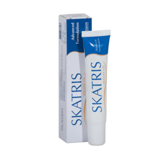 SKATRIS scare silicone gel 100% Medical-Grade Silicone Scar Gel for Face, Body, Surgical, Cesarean, Burn, Hypertrophic Scars, Keloids, and Acne Scar Treatment, 0.5 Ounces (15 Grams)