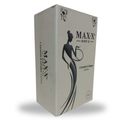 ماكس إكس دايت-إكس قهوة للتنحيف مع إل-كارنيتين والكولاجين – قهوة دايت طبيعية لحرق الدهون وتعزيز الأيض وشد البشرة, 30 كيس × 5غ