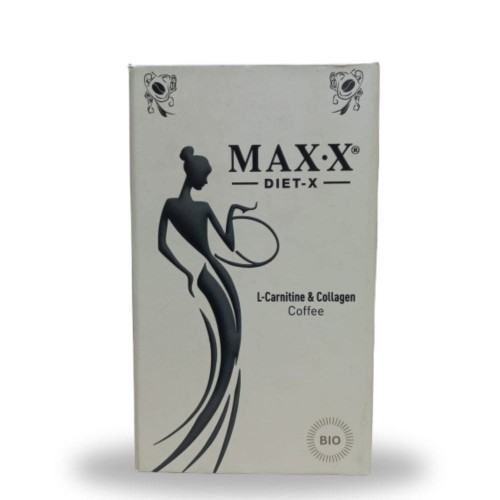 ماكس إكس دايت-إكس قهوة للتنحيف مع إل-كارنيتين والكولاجين – قهوة دايت طبيعية لحرق الدهون وتعزيز الأيض وشد البشرة, 30 كيس × 5غ