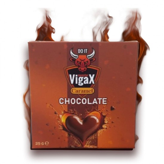 The Monster VigaX Caramel Chocolate, Caramel Chocolate for Lasting Energy, Enhanced Stamina & Ultimate Sexual Performance, 12×25GR The Monster VigaX Caramel Chocolate, Caramel Chocolate for Lasting Energy, Enhanced Stamina & Ultimate Sexual Performance, 12×25GR