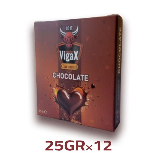 The Monster VigaX Caramel Chocolate, Caramel Chocolate for Lasting Energy, Enhanced Stamina & Ultimate Sexual Performance, 12×25GR The Monster VigaX Caramel Chocolate, Caramel Chocolate for Lasting Energy, Enhanced Stamina & Ultimate Sexual Performance, 12×25GR