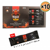 The Monster Offers VigaX Maccun in Practical Sachets, Natural ED Solution & Libido Enhancer Paste, 10 Packs x 12 Sachets