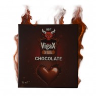  شوكولاتة الوحش فيجا إكس بالحليب, شوكولاتة الحليب التركية, شوكولاتة حلال لتحفيز الطاقة والرغبة, زيادة الشهوة وتعزيز الأداء الجنسي للرجال والنساء, 12×25غ