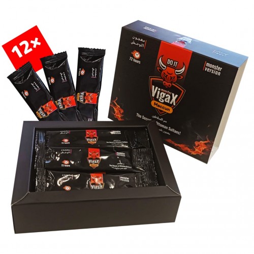 The Monster VigaX Maccun in Practical Sachets, Natural ED Solution & Libido Enhancer Paste, Boost Stamina & Performance, 12 Sachets The Monster VigaX Maccun in Practical Sachets, Natural ED Solution & Libido Enhancer Paste, Boost Stamina & Performance, 12 Sachets