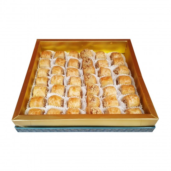 Turkish sweets, Turkish Super Baklava Fingers, Long-Lasting Dry Baklava Fingers with Walnut 750 gr