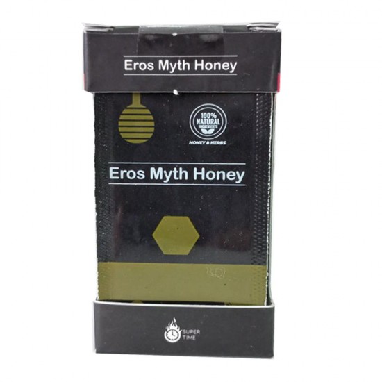 Eros Myth Honey, Natural Sexual Tonic for Enhanced Arousal and Stamina, 7g ×12 Sachets 