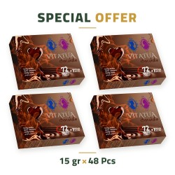 VITATUA Stick Paste Epimedium, Liquit Chocolate, 72-Hour Energy and 1-Hour Delay, Sexual Enhance Performance for Men and Women, 48 Sachet × 15 GR – FREE SHIPPING