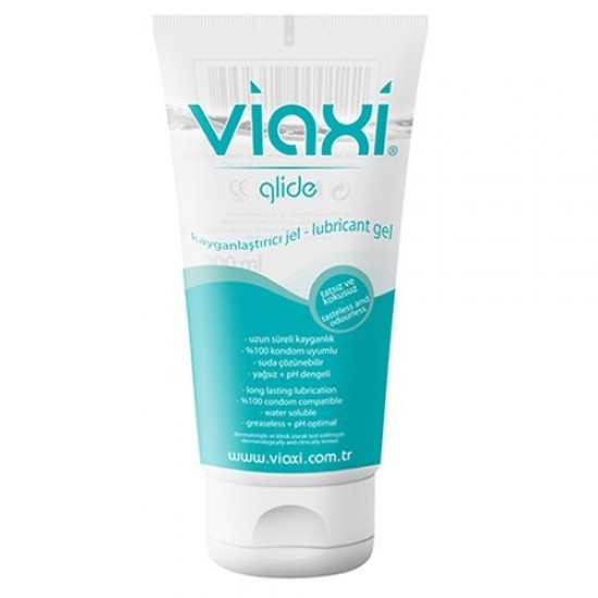 Viaxi Gilde Sexual Lubricant, Plain Sex Lubes Gel, Water Based Health Lubricant, 100% Condom Compatible, 200 ml, 6.7628 oz