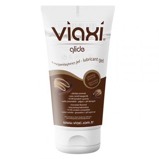 Viaxi Gilde Sexual Lubricant, Chocolate Flavored Sex Lubes Gel, Health Lubricant, 100% Condom Compatible, 100ml, 3.3814 oz