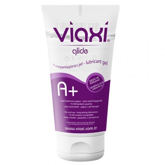 Viaxi Gilde Sexual Lubricant, Plain ِAnal Sex Lubes Gel, Anal Special Formula, Water Based Health A+ Lubricant, 100% Condom Compatible,100ml, 3.3814 oz