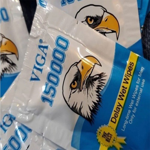 Super Viga 150000 Long Time Delay Wipes - Increase Enjoyment and Confidence, Enhance Satisfaction,10 pieces Super Viga 150000 Long Time Delay Wipes - Increase Enjoyment and Confidence, Enhance Satisfaction,10 pieces