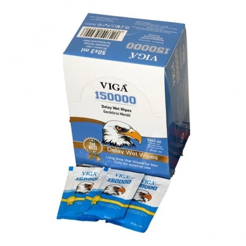 Super Viga 150000 Long Time Delay Wipes - Increase Enjoyment and Confidence, Enhance Satisfaction,10 pieces Super Viga 150000 Long Time Delay Wipes - Increase Enjoyment and Confidence, Enhance Satisfaction,10 pieces