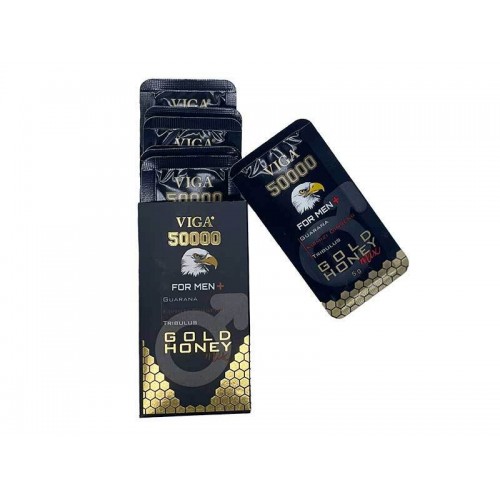 Viga 50000 Gold Honey, Unleash Your Inner Power with Natural Libido Boosting and Male Enhancement, 5g × 7 Sachets Viga 50000 Gold Honey, Unleash Your Inner Power with Natural Libido Boosting and Male Enhancement, 5g × 7 Sachets