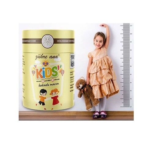 Zuhre Ana Kids Cocoa Paste with Royal Jelly, Molasses, Honey and Vitamin C, Enhancing Boost Immunity, Growth, Appetite, Vitality-Delight, 240 GR Zuhre Ana Kids Cocoa Paste with Royal Jelly, Molasses, Honey and Vitamin C, Enhancing Boost Immunity, Growth, Appetite, Vitality-Delight, 240 GR