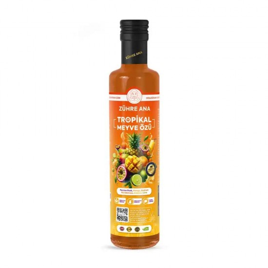 ZÜHRE ANA Tropical Fruit Extract – Natural Fruit Concentrate and Tropical Fruit Flavoring for Drinks, Desserts, Smoothies and Yogurt, 640g 
