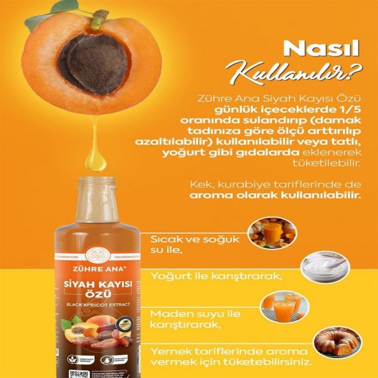 ZÜHRE ANA Black Apricot Extract – Premium Apricot Concentrate, Antioxidant Extract for Digestion, Constipation Relief & Energy Support, 340gr ZÜHRE ANA Black Apricot Extract – Premium Apricot Concentrate, Antioxidant Extract for Digestion, Constipation Relief & Energy Support, 340gr