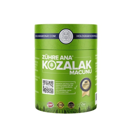 ZÜHRE ANA Pine Cone Paste for Immunity, Lung Detox, Respiratory Health & Treats Cough, Vitamins C & D3, Halal & Vegan, 240g