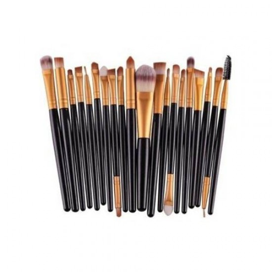 Makeup Brushes 20 PCs Makeup Brush Set, Synthetic Contour Concealers Foundation Powder Eye Shadows Makeup Brushes