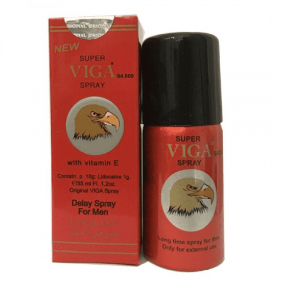 Super Viga 84000 Delay Spray For Men Penis Male Sex Aid Premature Ejaculation Last Longer 45 ml