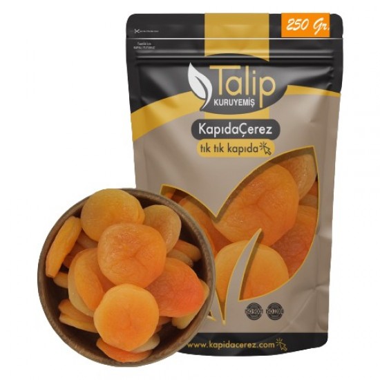 Dried Turkish Fruits, Malatya Jumbo Dried Apricots, Sun Dried, Organic, Additives Free, VEGAN, KOSHER & HALAL 250 gr