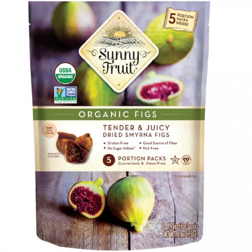 التين المجفف العضوي - Sunny Fruit - فواكه مجففة تركية, طرية - بدون سكريات مضافة أو كبريتات أو مواد حافظة | نباتي  وحلال ، (5 × 50 غرام) 250 غرام التين المجفف العضوي - Sunny Fruit - فواكه مجففة تركية, طرية - بدون سكريات مضافة أو كبريتات أو مواد حافظة | نباتي  وحلال ، (5 × 50 غرام) 250 غرام