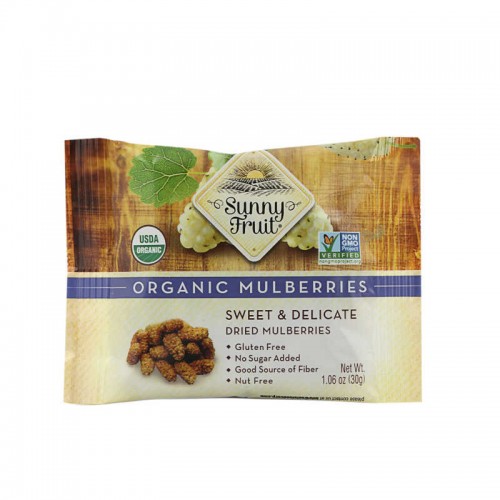 التوت المجفف العضوي - Sunny Fruit - فواكه مجففة تركية, طرية - بدون سكريات مضافة أو كبريتات أو مواد حافظة | نباتي  وحلال ، (5 × 30 غرام) 150 غرام التوت المجفف العضوي - Sunny Fruit - فواكه مجففة تركية, طرية - بدون سكريات مضافة أو كبريتات أو مواد حافظة | نباتي  وحلال ، (5 × 30 غرام) 150 غرام