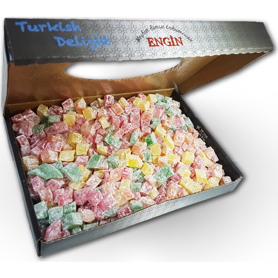 Famous Engin Turkish Delight, Mixed Fruity Bird Turkish Delight, 4750gr 26.45oz.