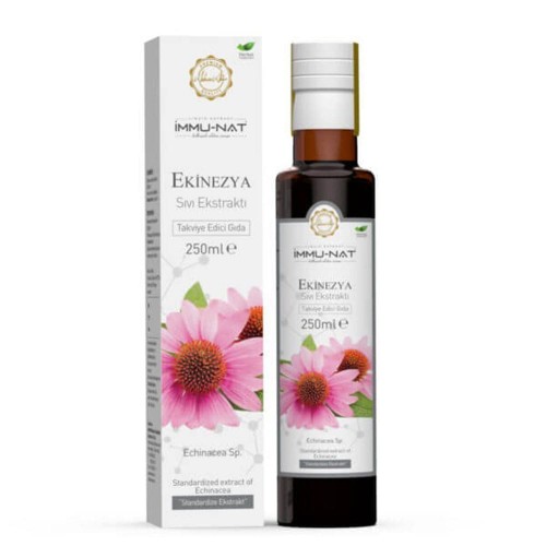 Echinacea Liquid Extract 250 ML – Natural Immune & Energy Support, Antioxidants for Cold, Flu and Cellular Protection