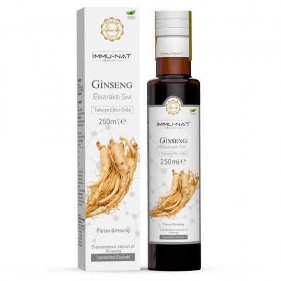 Ginseng Liquid Extract 250 ML – Natural Panax Ginseng for Energy, Stamina, Mental Focus, Stress Relief, Immunity & Antioxidant Protection