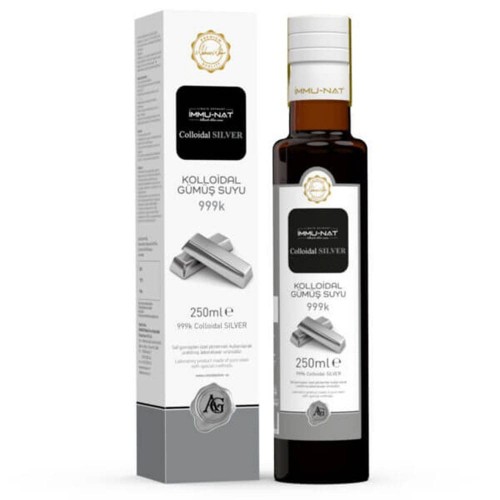 Colloidal Silver 10 PPM 250 ML – Nanosilver & Calendula Liquid Supplement for Immunity, Detox, Skin Healing, Antibacterial & Antiviral 