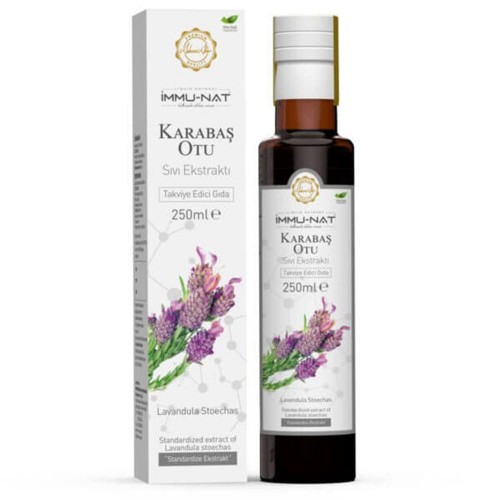 Lavandula Stoechas Liquid Extract 250 ML – Natural Lavender Supplement for Mental Clarity, Stress, Relaxation, Sleep & Cellular Protection