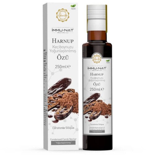 Carob Extract 250 ML – Natural Herbal Supplement, Liquid Carob Extract for Digestion, Immunity, Heart, Energy, Liver & Cancer Prevention