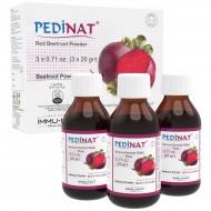 Pedinat Red Beet Root Powder 3 X 20 G – Natural Beetroot Extract Rich in Vitamins & Minerals for Energy, Circulation, Daily Immunity  