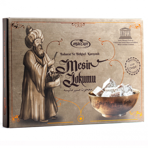 Turkish Delight, Turkish Lokum, Lokum Of Mesir Paste of Manisa, Glucose-Free, Manisa Mesir Macun Lokum, Paste of Sultans, Magic Turkish Paste, General Tonic For Good Health, Anti Flu, For Adults And Children, 225 Gr Turkish Delight, Turkish Lokum, Lokum Of Mesir Paste of Manisa, Glucose-Free, Manisa Mesir Macun Lokum, Paste of Sultans, Magic Turkish Paste, General Tonic For Good Health, Anti Flu, For Adults And Children, 225 Gr